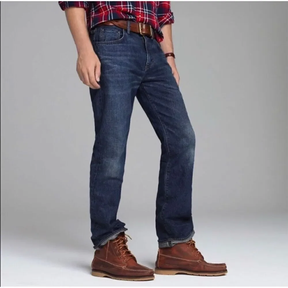J Crew Bootcut Medium Wash Jeans Mens‎ 36x32 Read